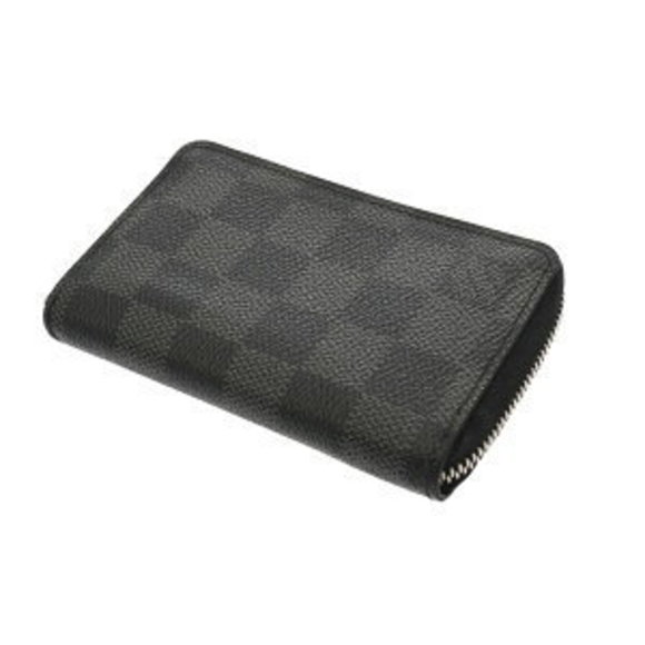 Louis Vuitton Wallet Zippy Black Graphite Black Coin Damier Canvas - Picture 3 of 9